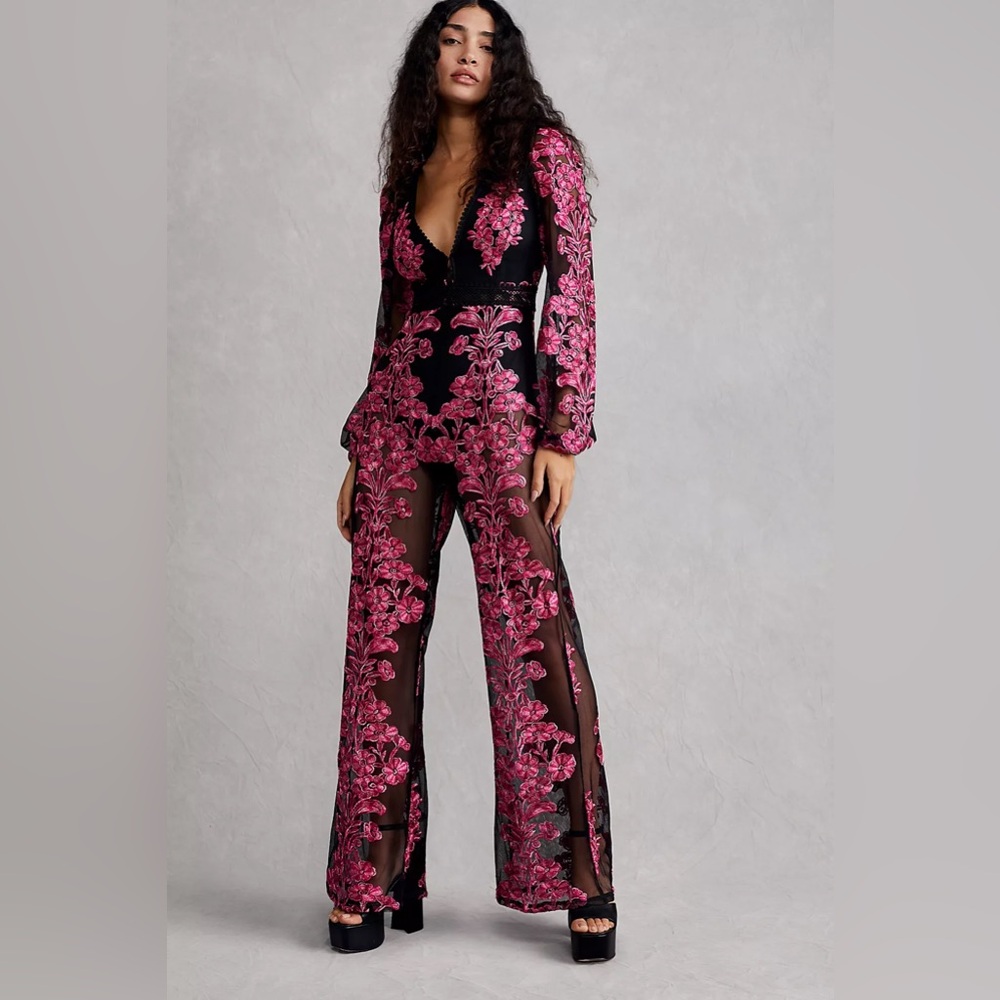 NWT For Love & Lemons Temecula Jumpsuit | Free People